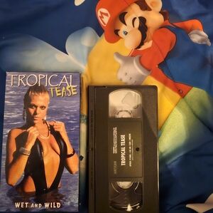 TROPICAL TEASE RARE OOP VHS,action,comedy,thriller,romance,sci fi,horror